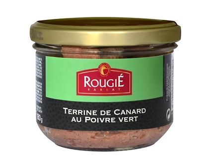 Terrine de viande de canard Le Presse, Rougie, 1 kg, coquille
